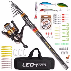 Fishing Rod Spinning Reel Combo Carbon Fiber