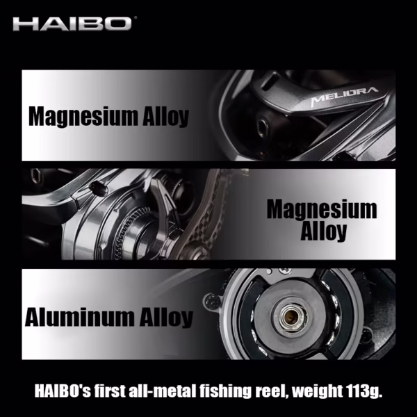 HAIBO 2025 New MELIORA AIR AMC+ Lightweight Micro Casting Reel - Image 2