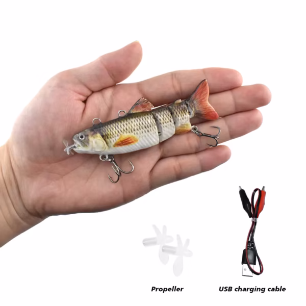 3.5in Automatic Swimbait Robotic Electric Fishing Lure - Image 3