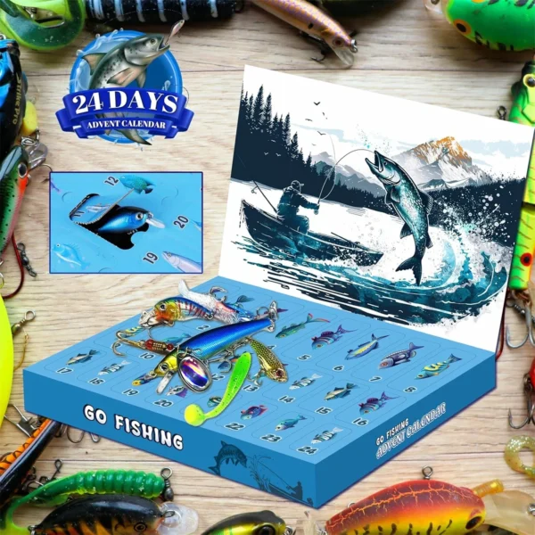 Fishing Tackle Advent Calendar Fishing Lures Set Fishing - Image 4