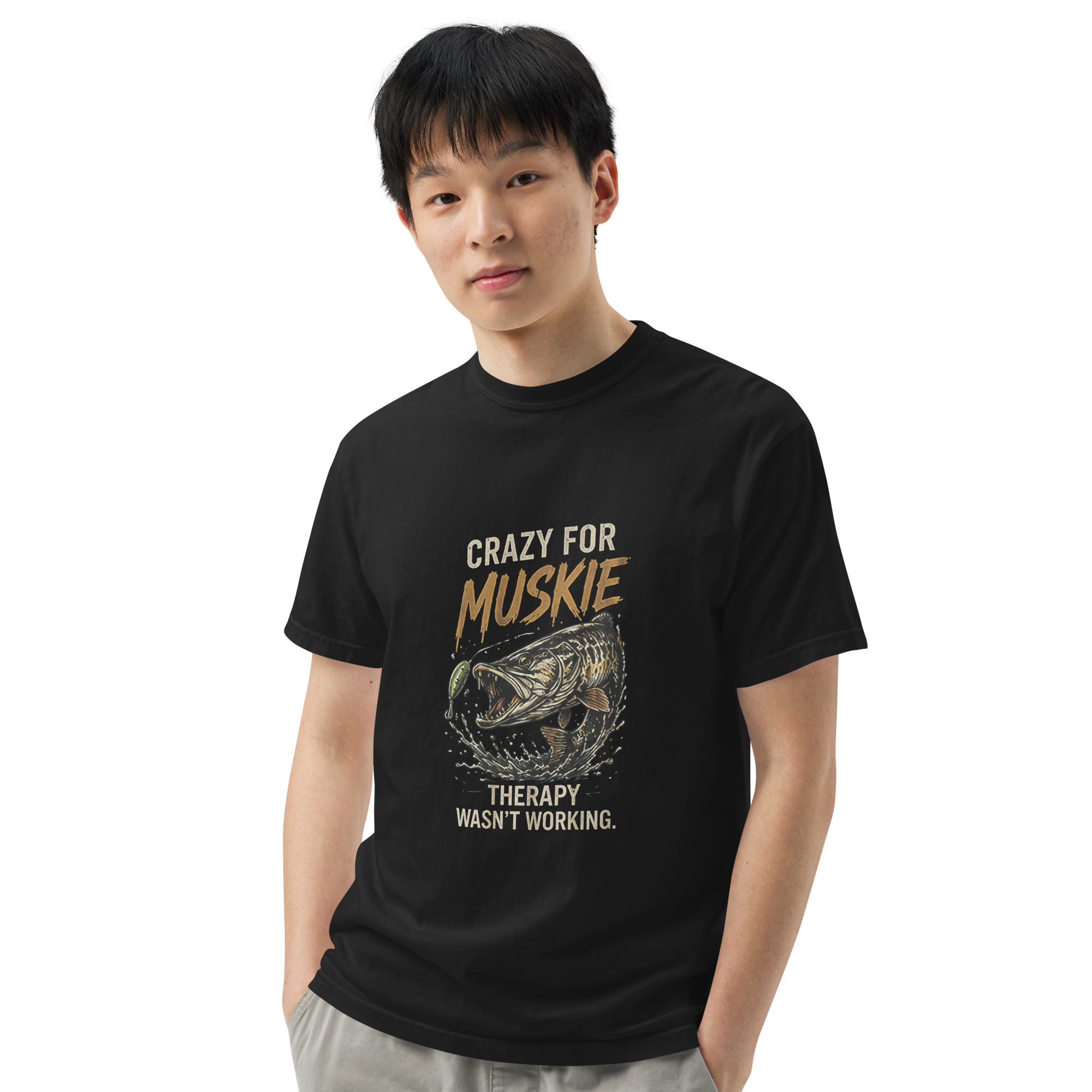 Unisex garment-dyed heavyweight t-shirt - Image 4