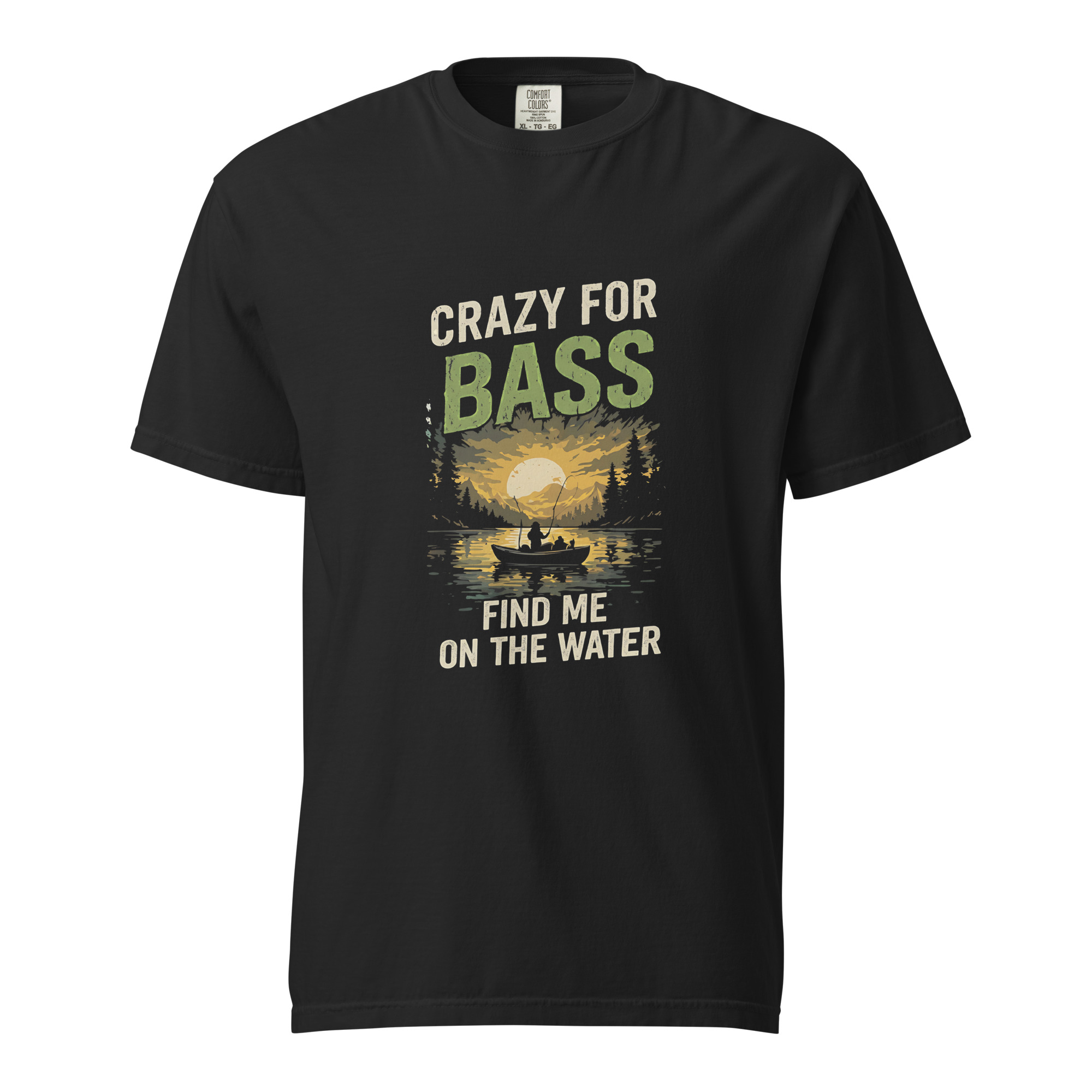 CrazyForBass – Find Me On The Water T-Shirt