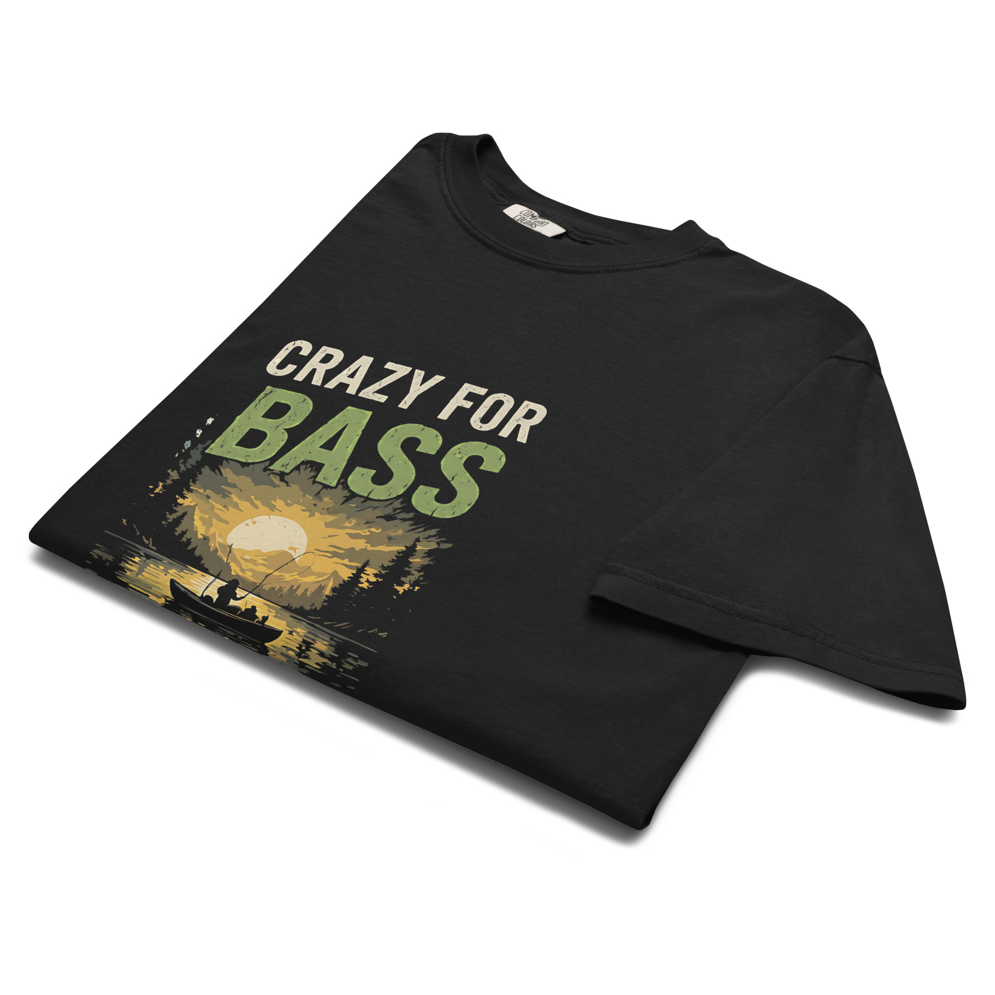 CrazyForBass – Find Me On The Water T-Shirt - Image 4