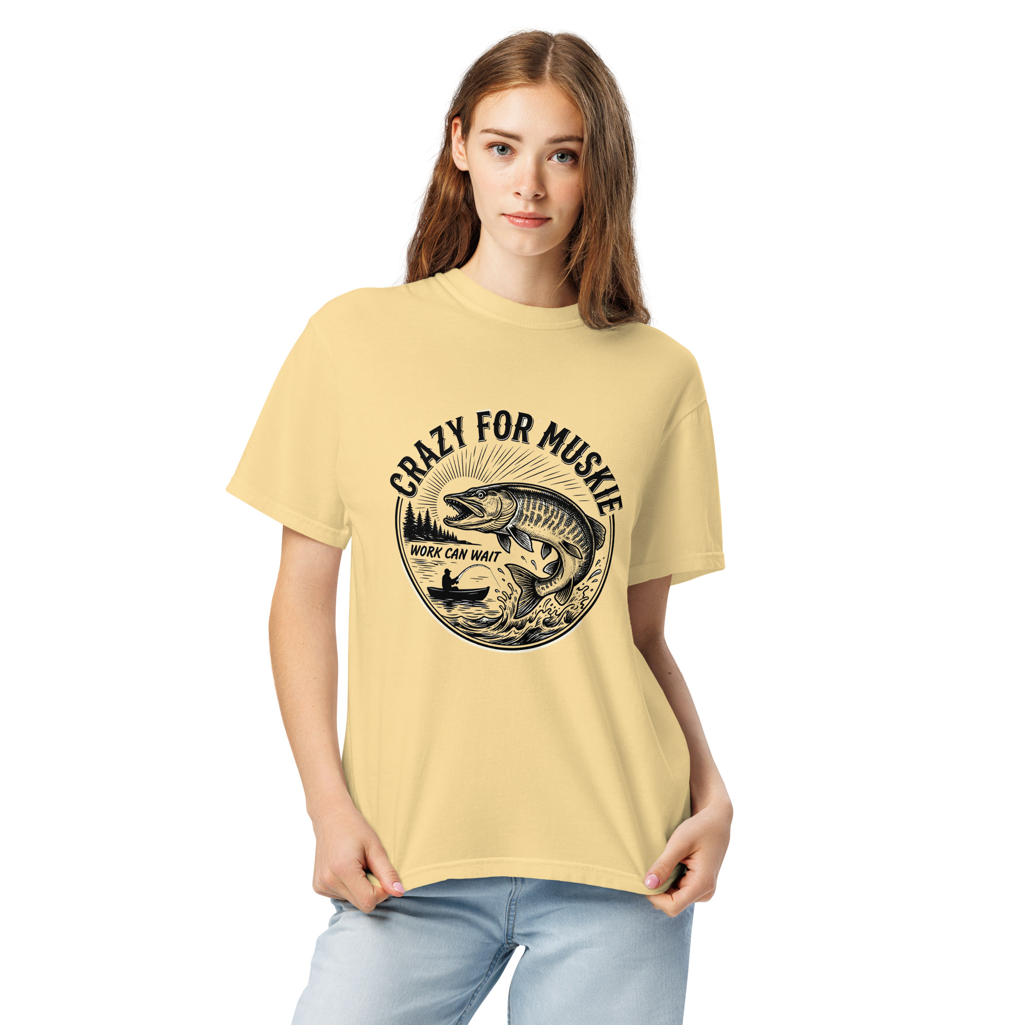 Unisex garment-dyed heavyweight t-shirt - Image 8