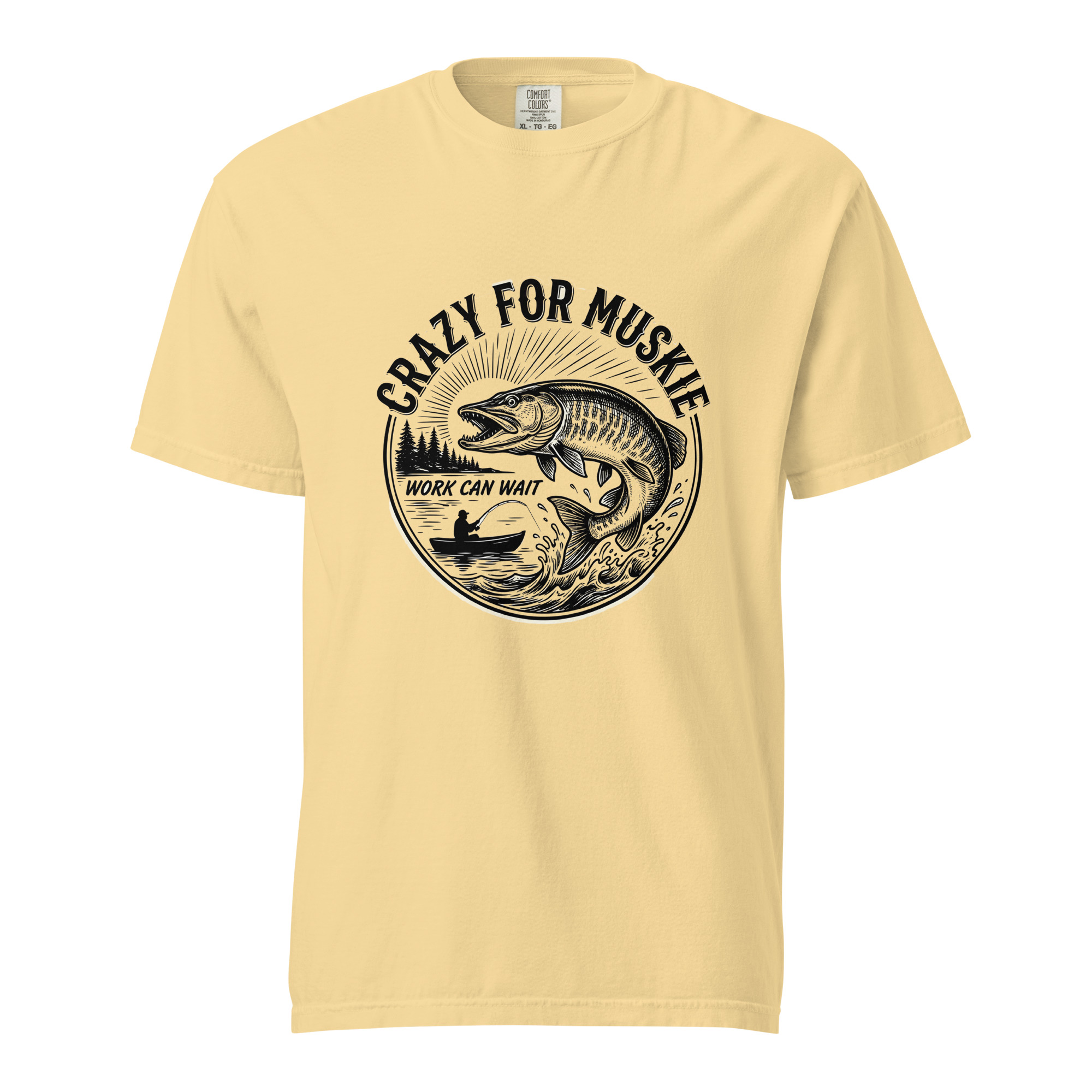 Unisex garment-dyed heavyweight t-shirt - Image 11