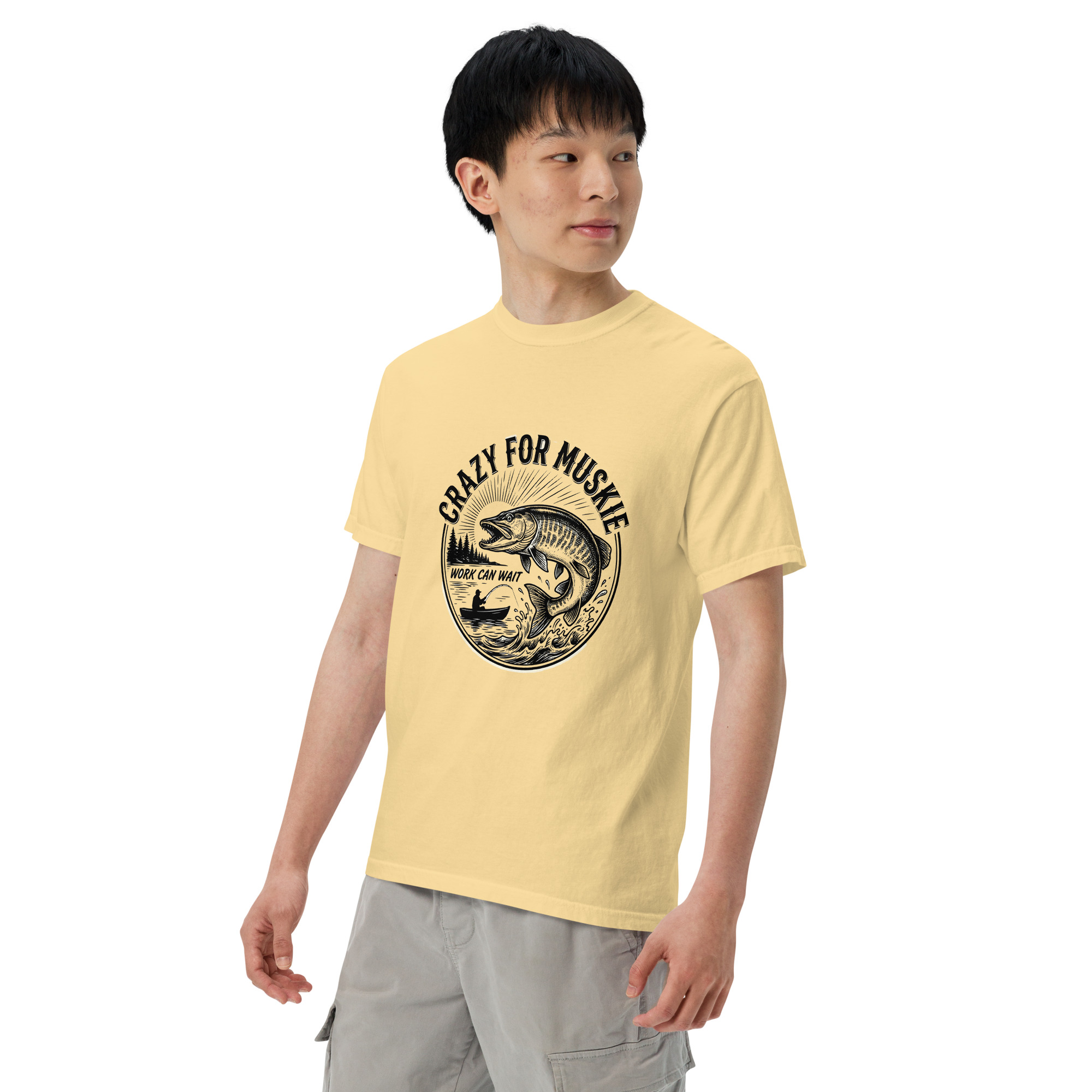 Unisex garment-dyed heavyweight t-shirt - Image 9