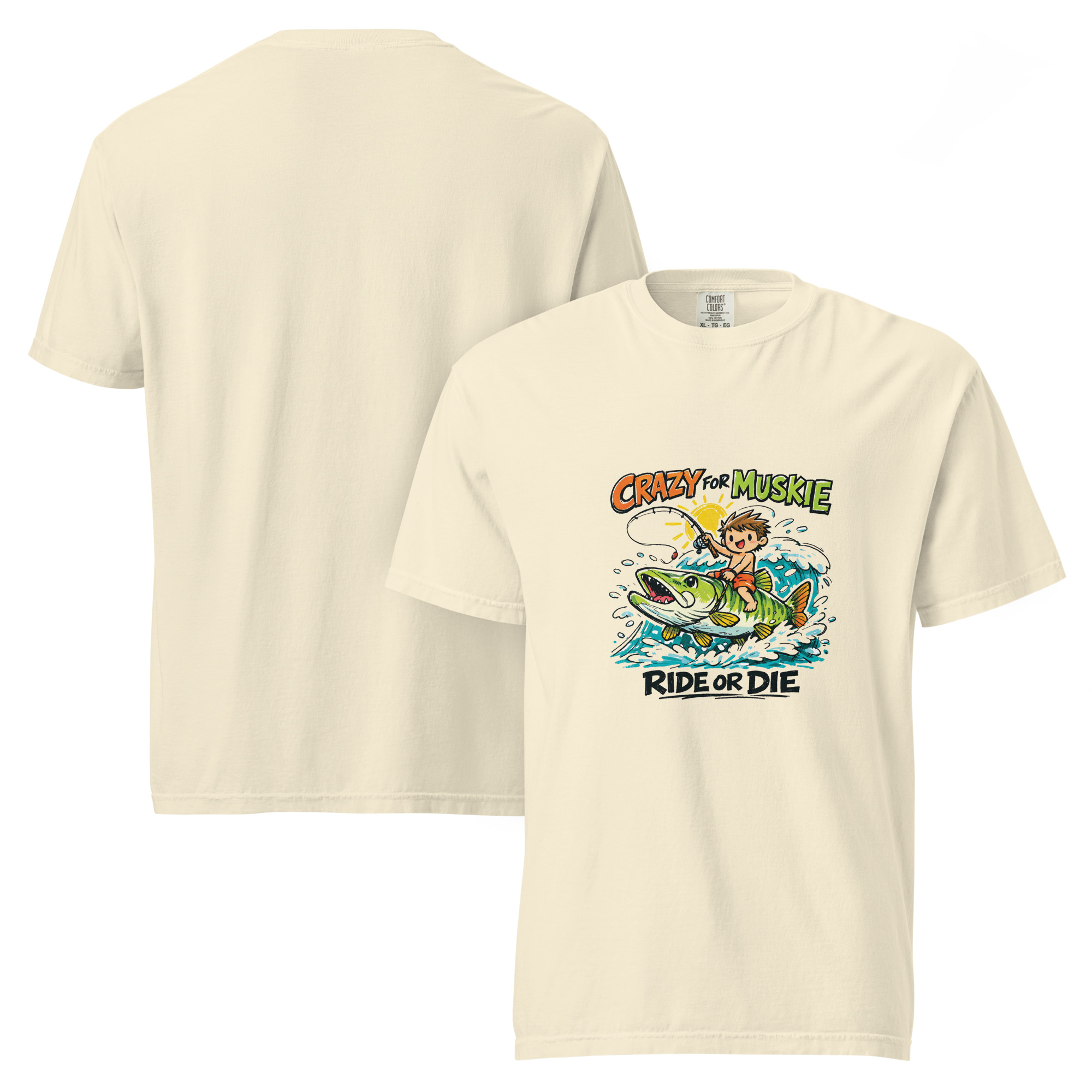 Unisex garment-dyed heavyweight t-shirt - Image 3