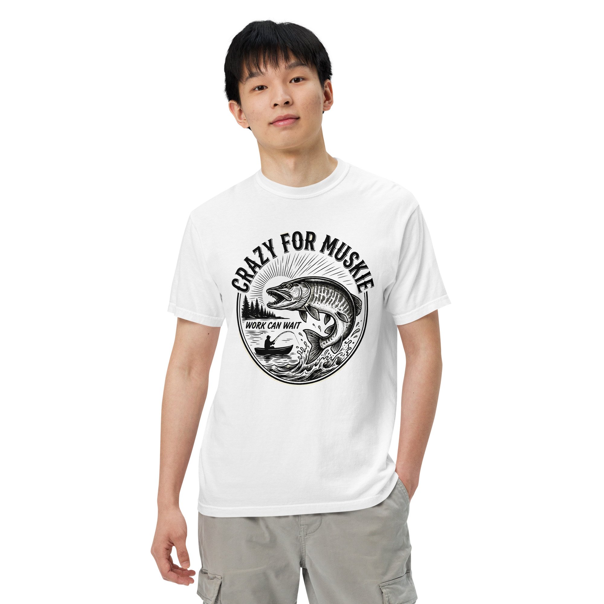 Unisex garment-dyed heavyweight t-shirt - Image 6