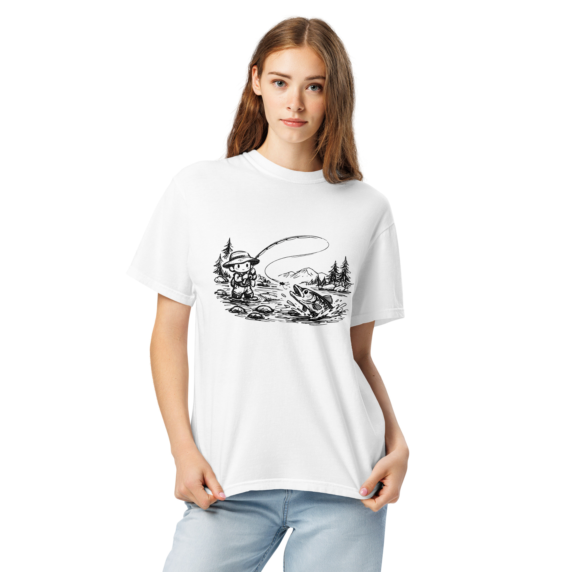 Unisex garment-dyed heavyweight t-shirt - Image 3