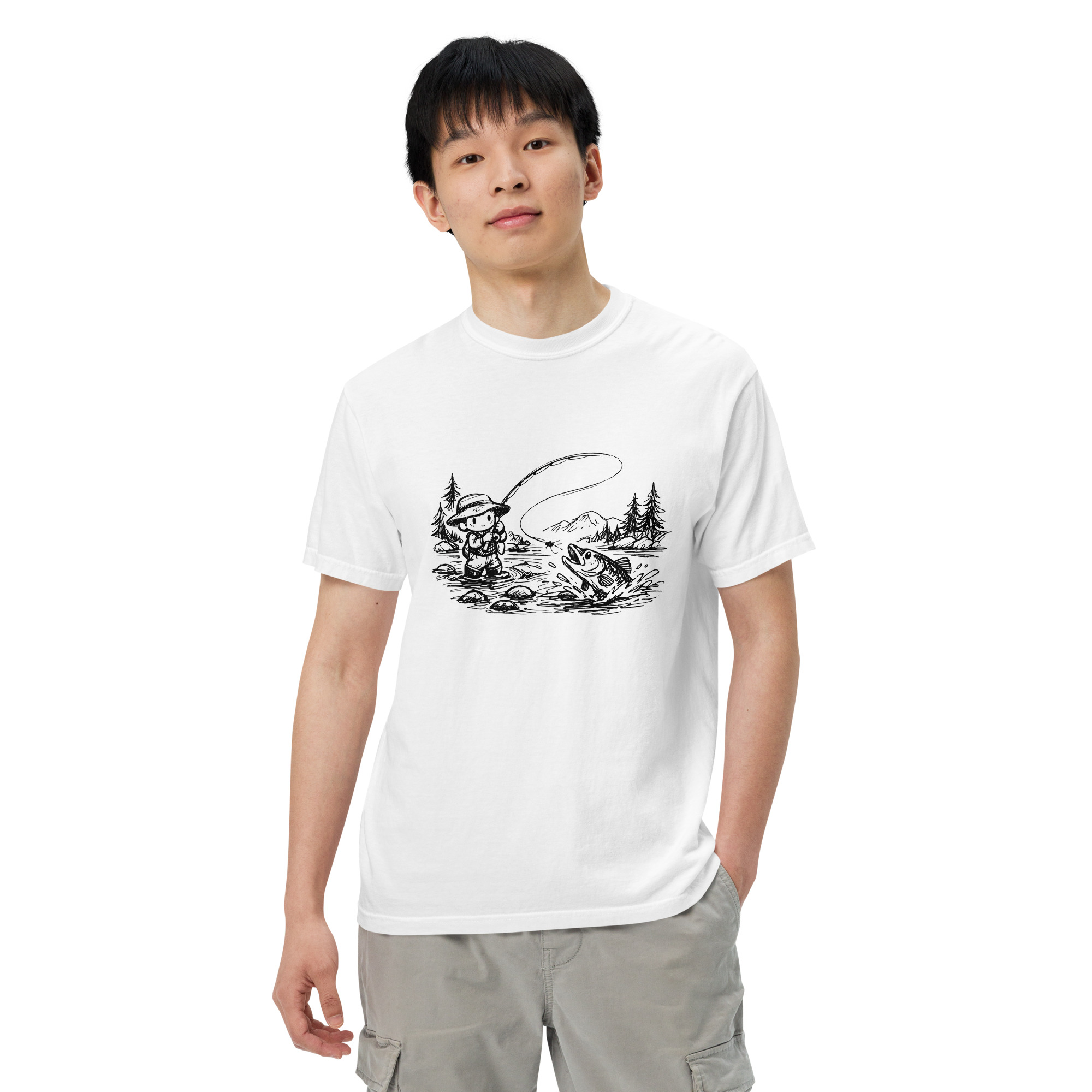 Unisex garment-dyed heavyweight t-shirt - Image 4