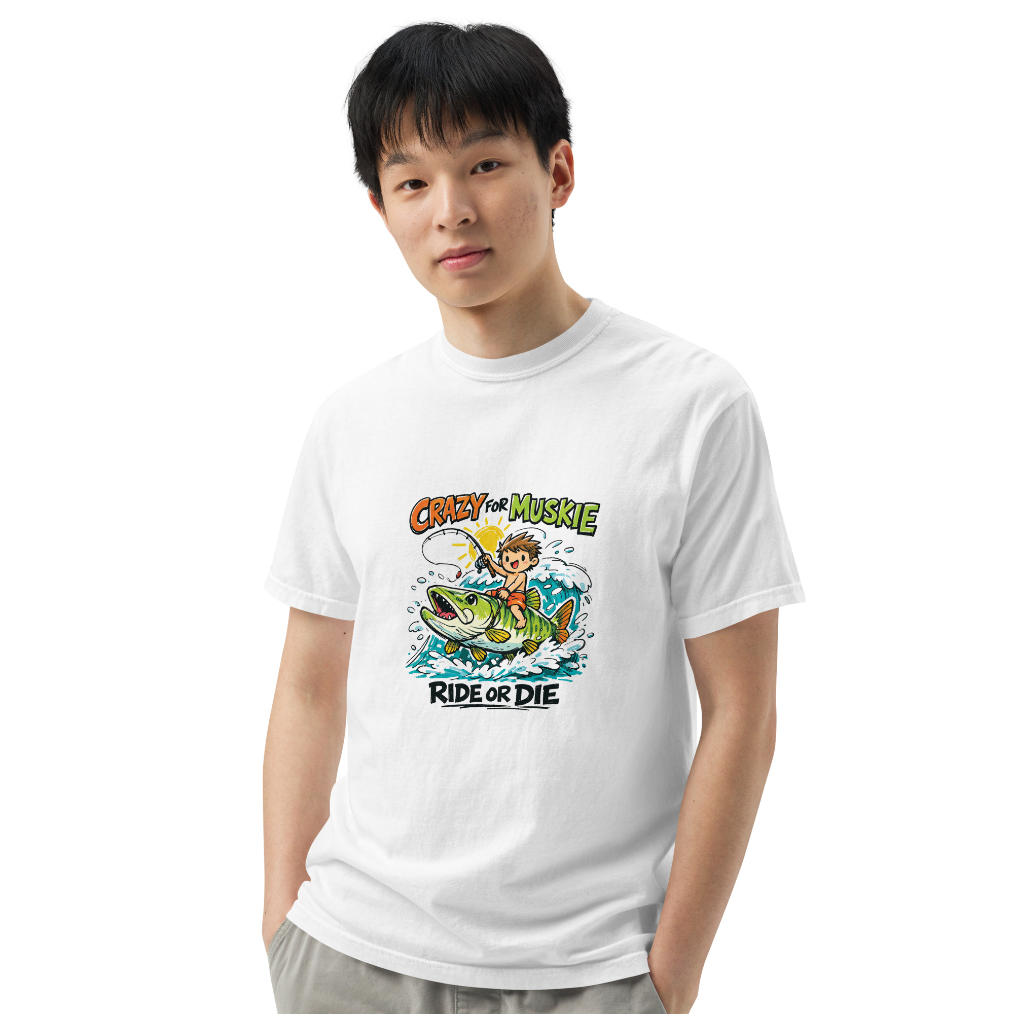 Unisex garment-dyed heavyweight t-shirt - Image 5