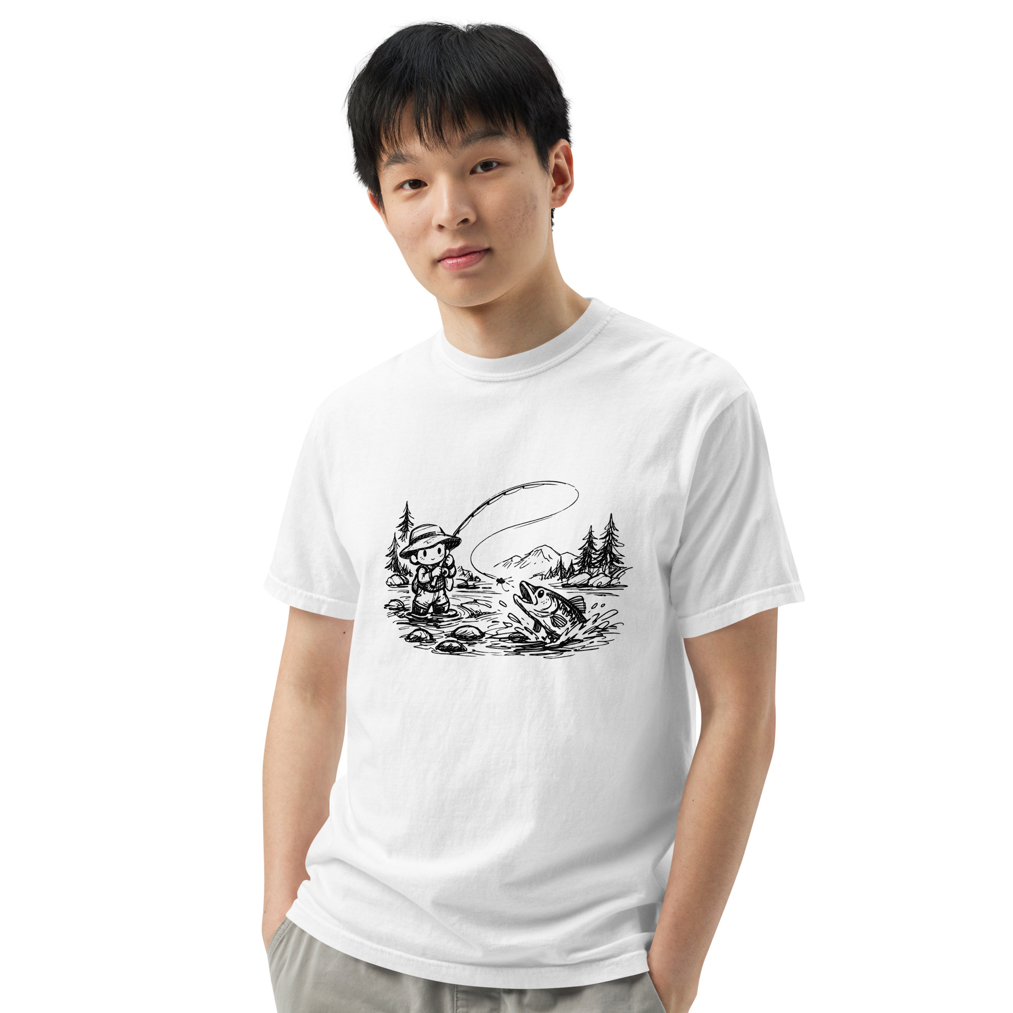 Unisex garment-dyed heavyweight t-shirt - Image 5