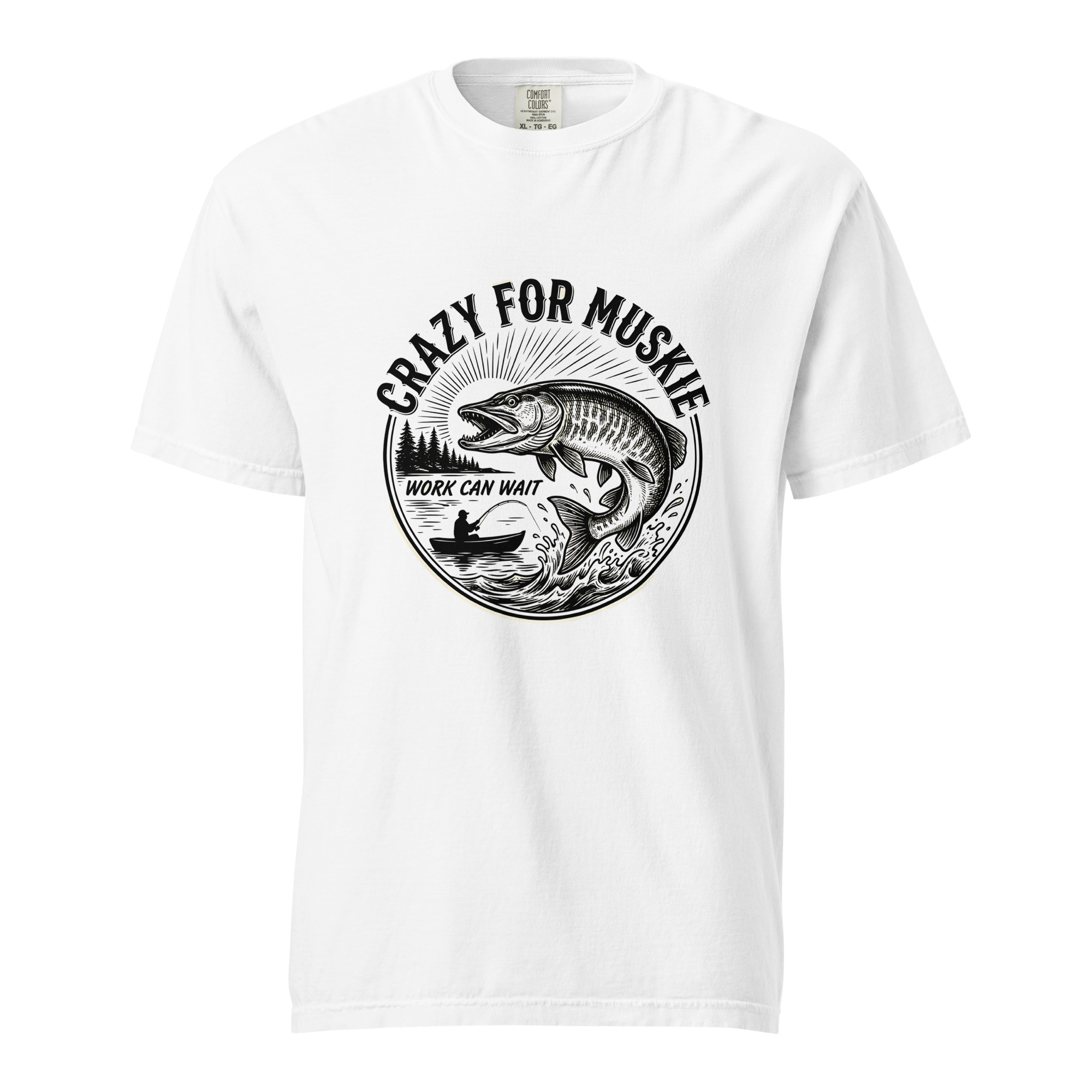 Unisex garment-dyed heavyweight t-shirt - Image 7