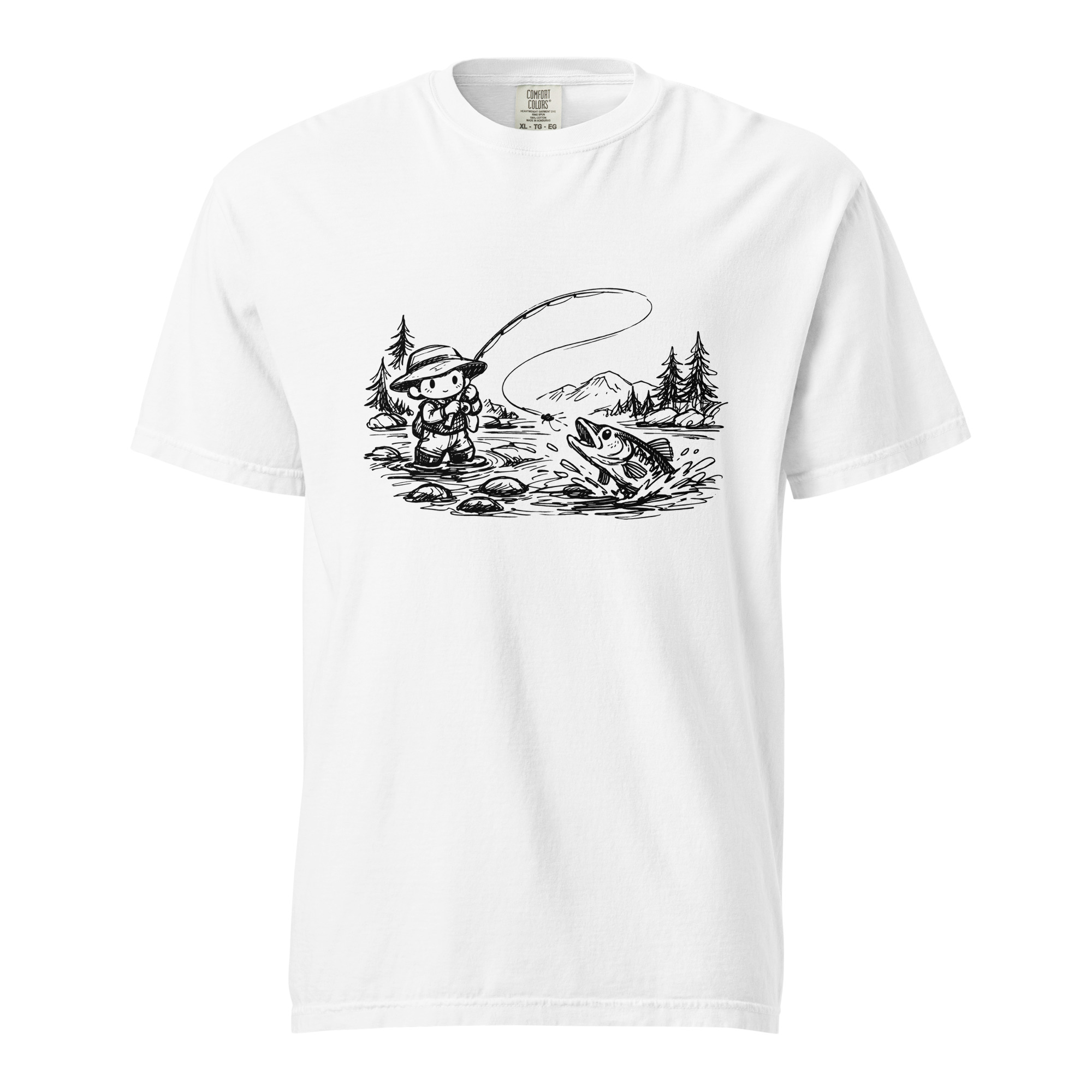 Unisex garment-dyed heavyweight t-shirt
