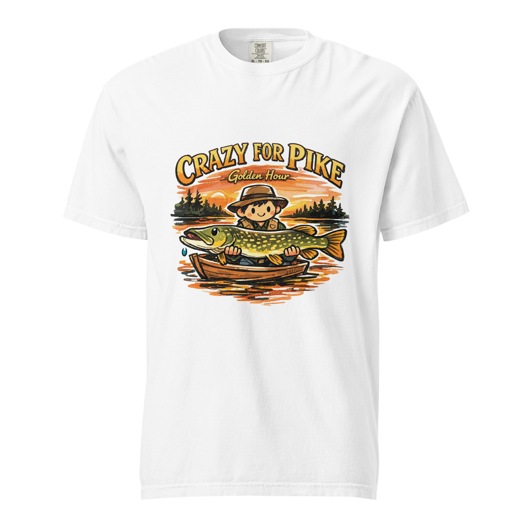 Unisex garment-dyed heavyweight t-shirt