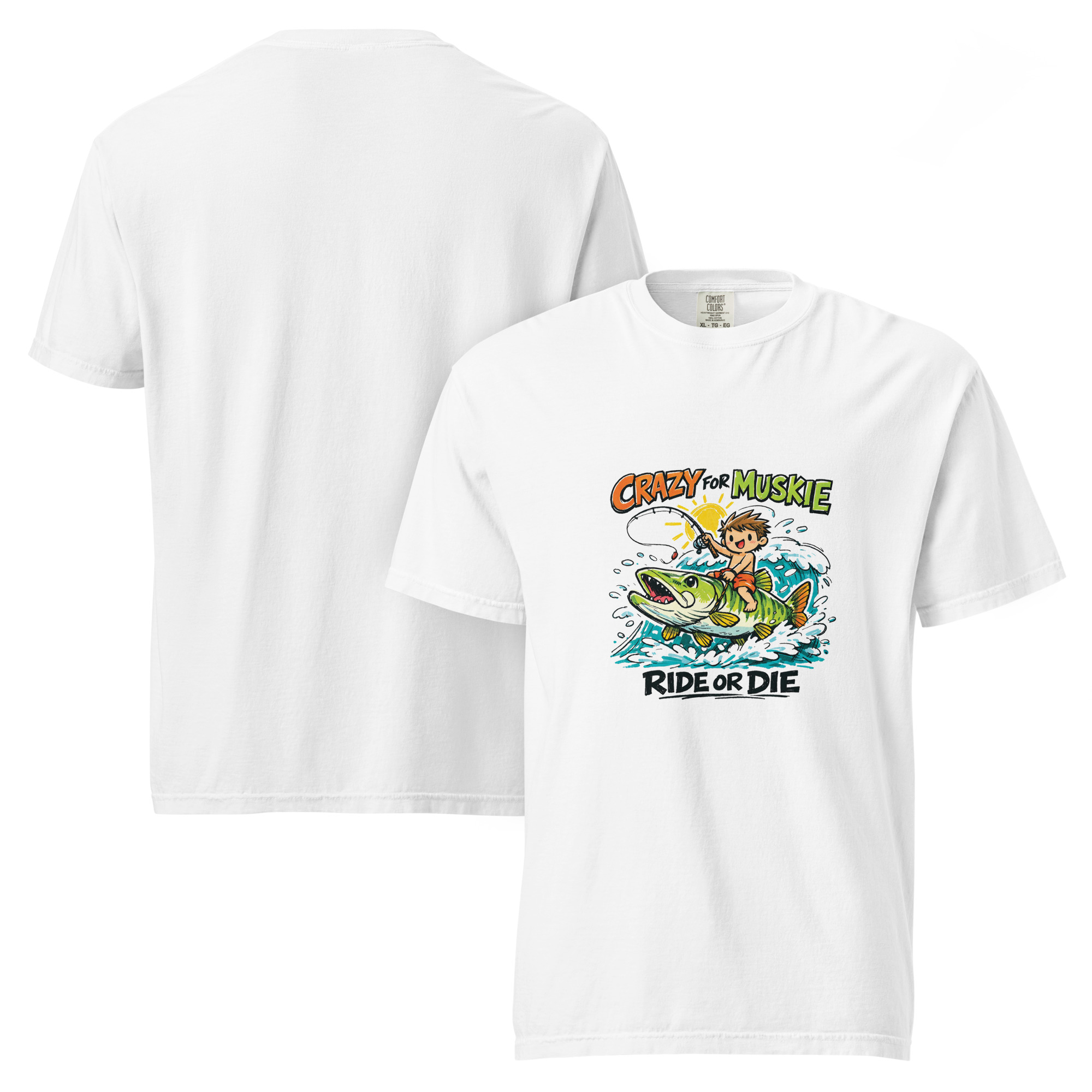 Unisex garment-dyed heavyweight t-shirt - Image 4