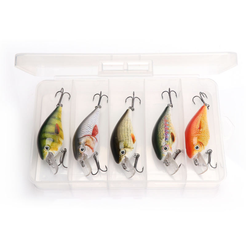 CrazyForFishing 5pcs Deep Diving Crankbait Set - Image 3