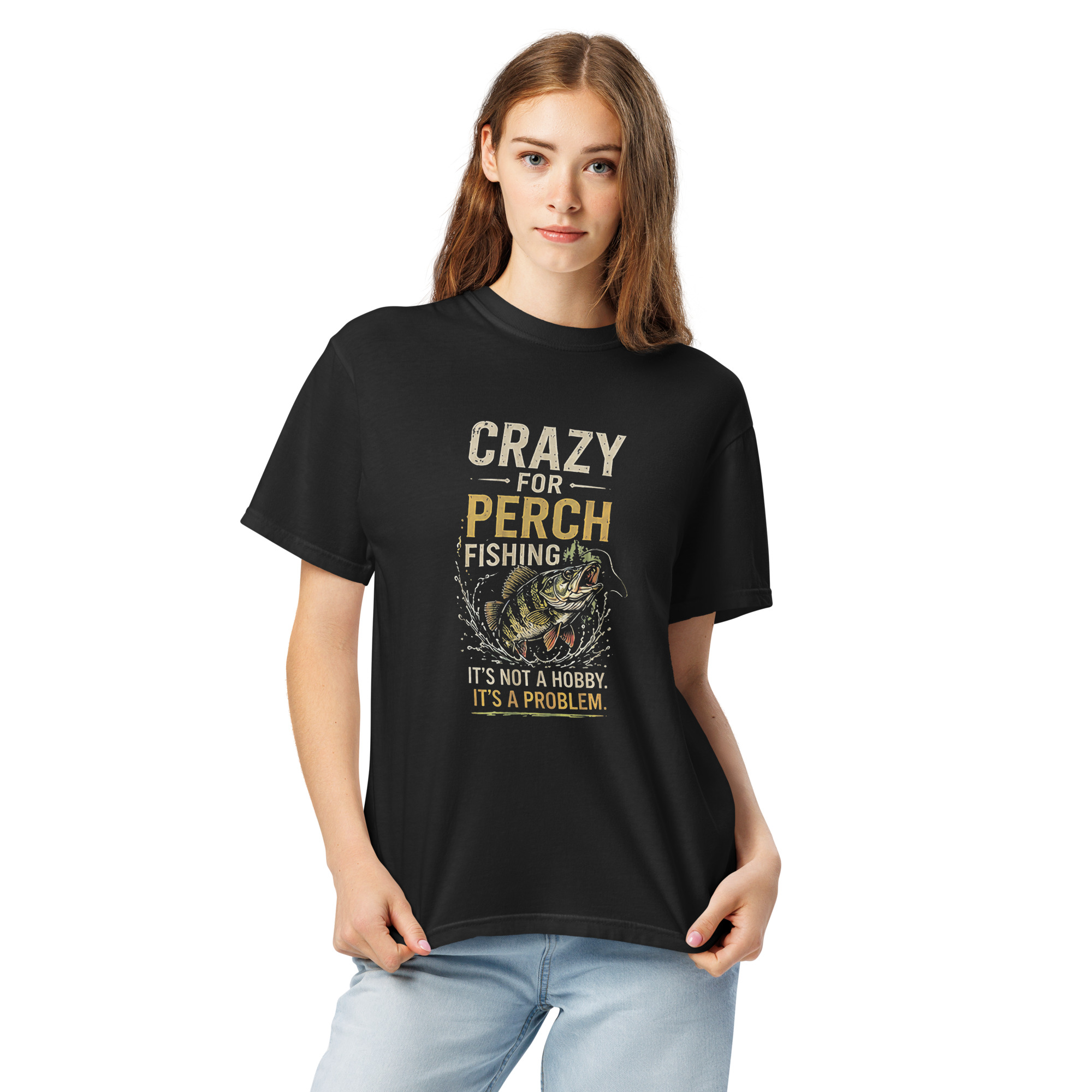 CrazyForPerch – It's Not A Hobby, It's A Problem T-Shirt - Image 2