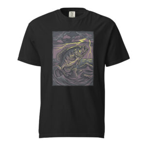 Crazy For Crappie – Fear the Fin (Retro Comic) T-Shirt