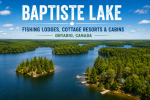 Baptiste Lake fishing lodges, cottage resorts and cabins near Bancroft Ontario