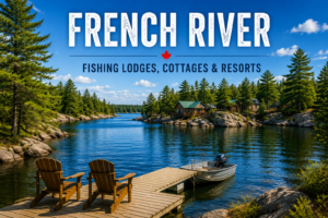French River fishing lodges, cottage resorts and cabins in Ontario