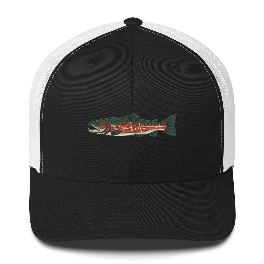 Trout Anatomy Blueprint Hat - Image 16