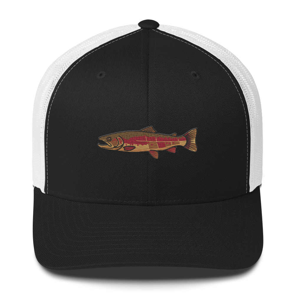 Heather Gray Technical Anatomy Trout Hat - Image 15