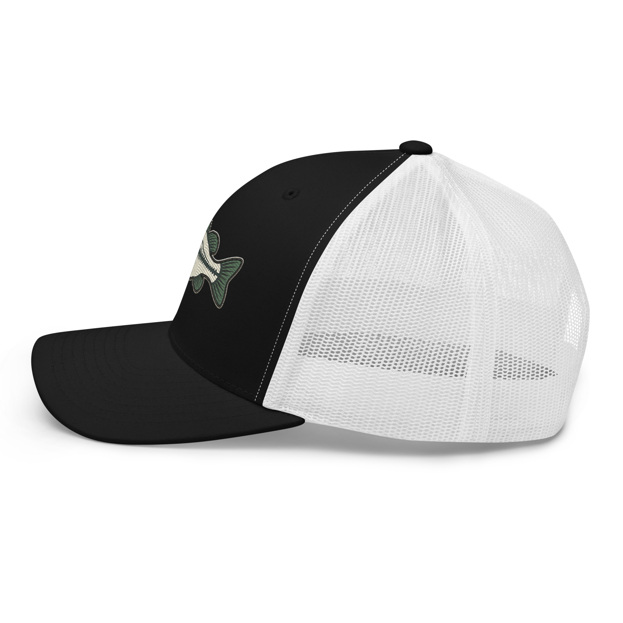 Olive Khaki Vintage Style Bass Hat - Image 4