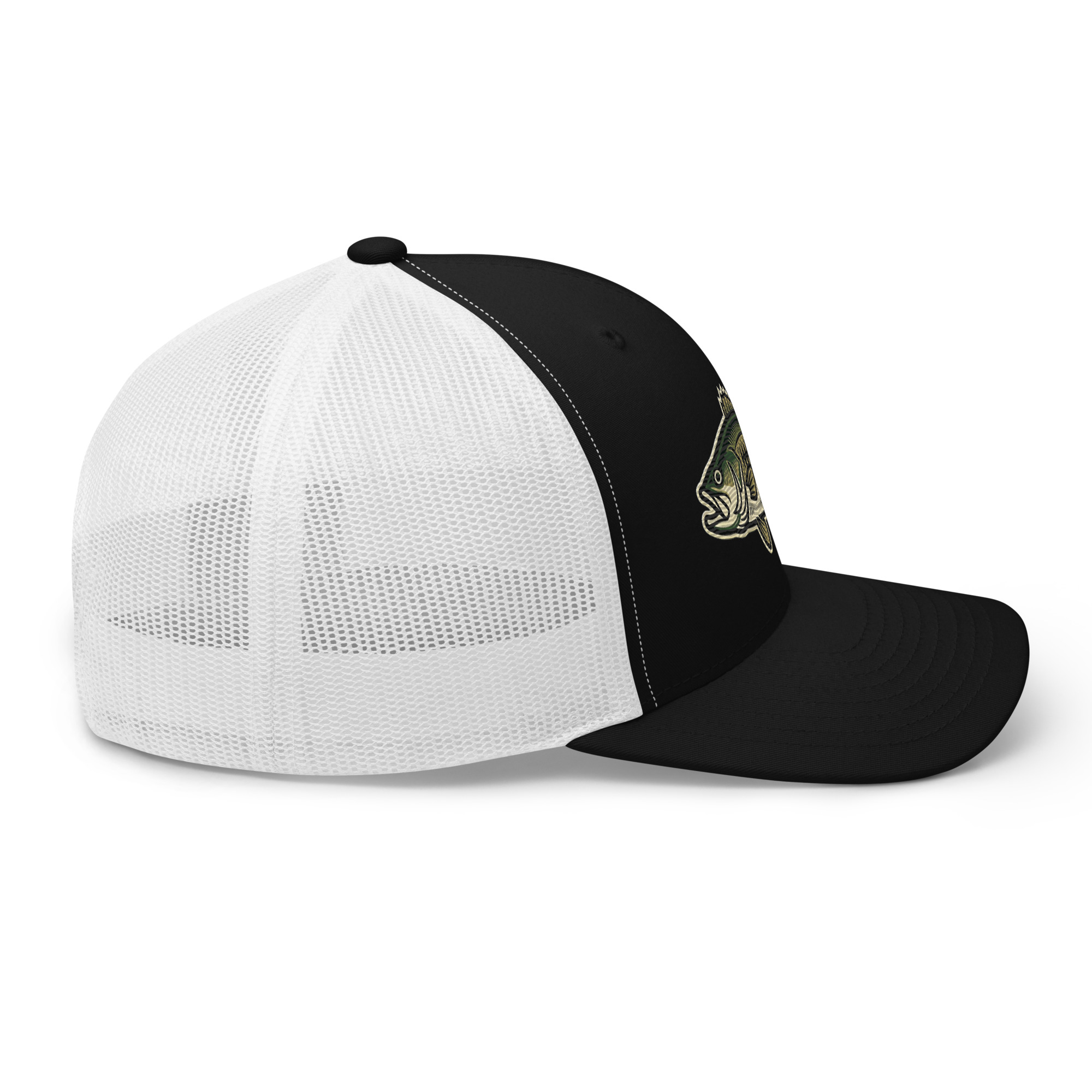 Crazy For Bass Trucker Hat – Bass Fishing Hat for Anglers - Image 32