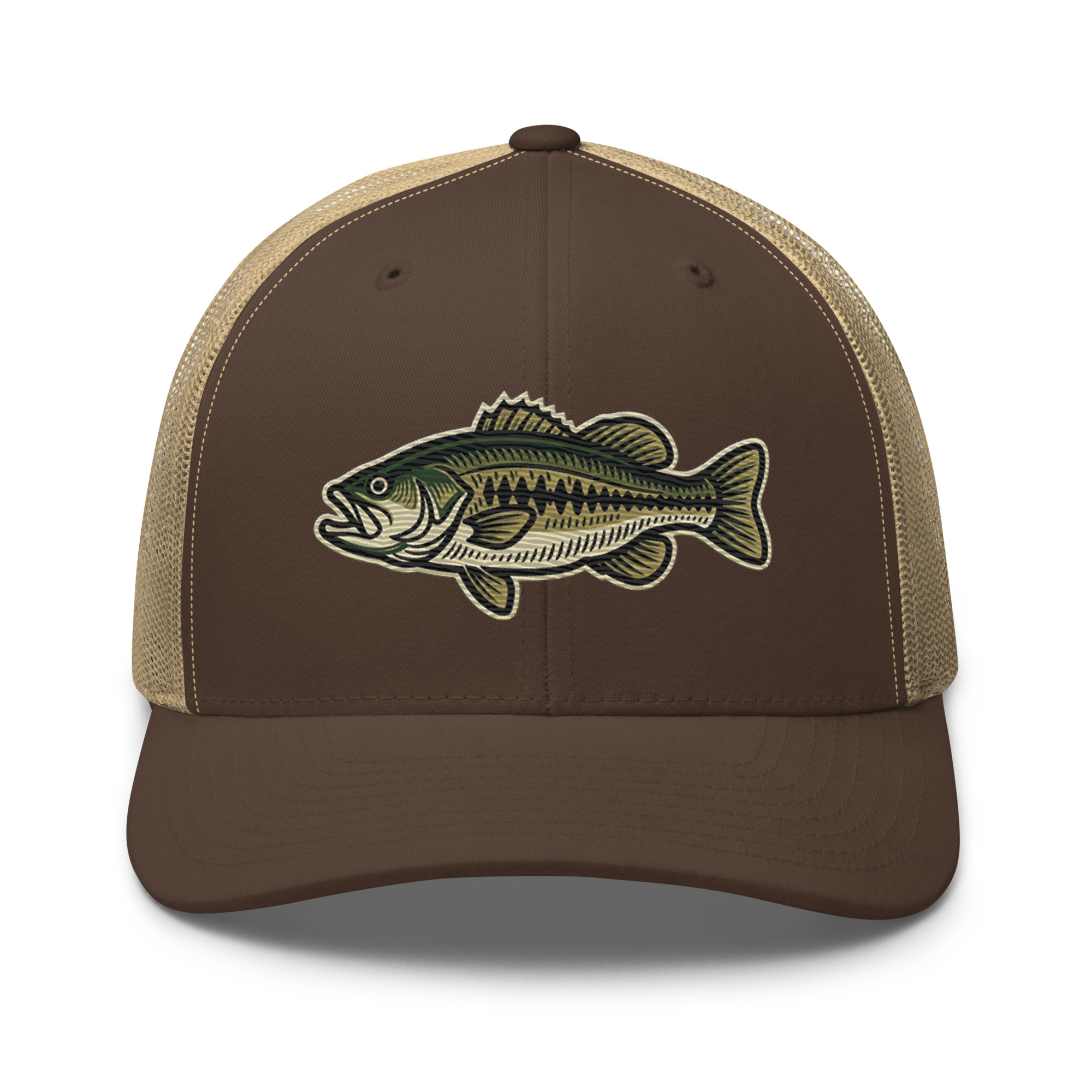 Crazy For Bass Trucker Hat – Bass Fishing Hat for Anglers - Image 5