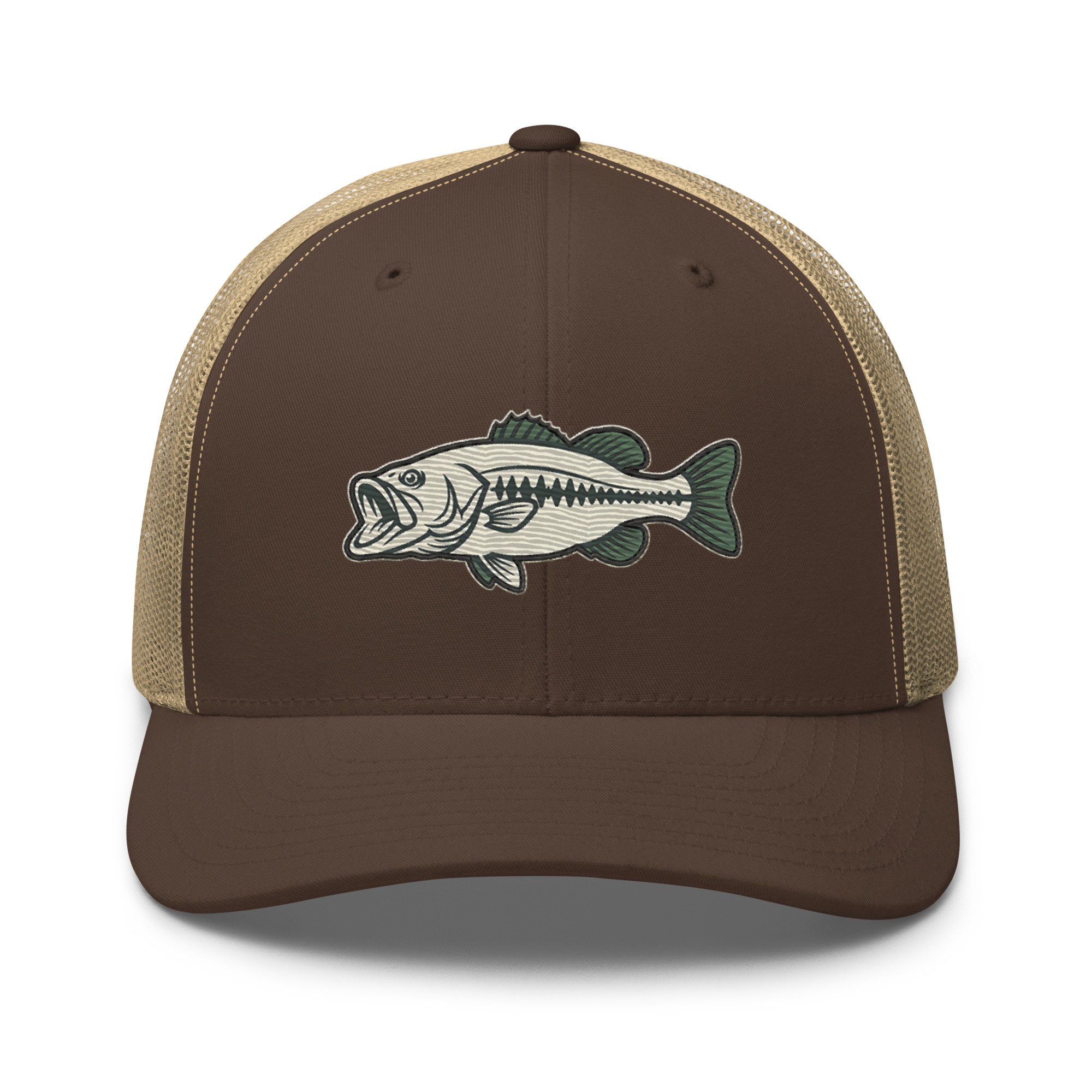 Olive Khaki Vintage Style Bass Hat - Image 20