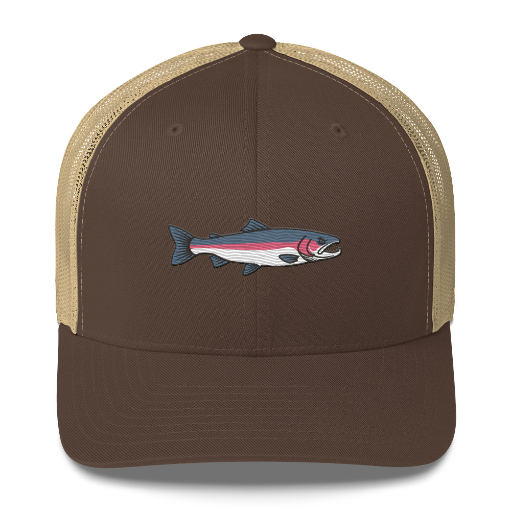 Heather Gray Sleek Rainbow Trout Hat - Image 19