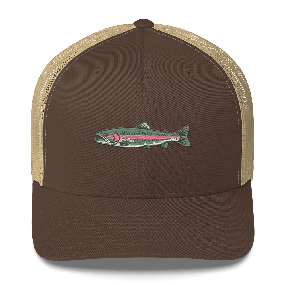 Heather Gray Classic Rainbow Trout Hat - Image 20