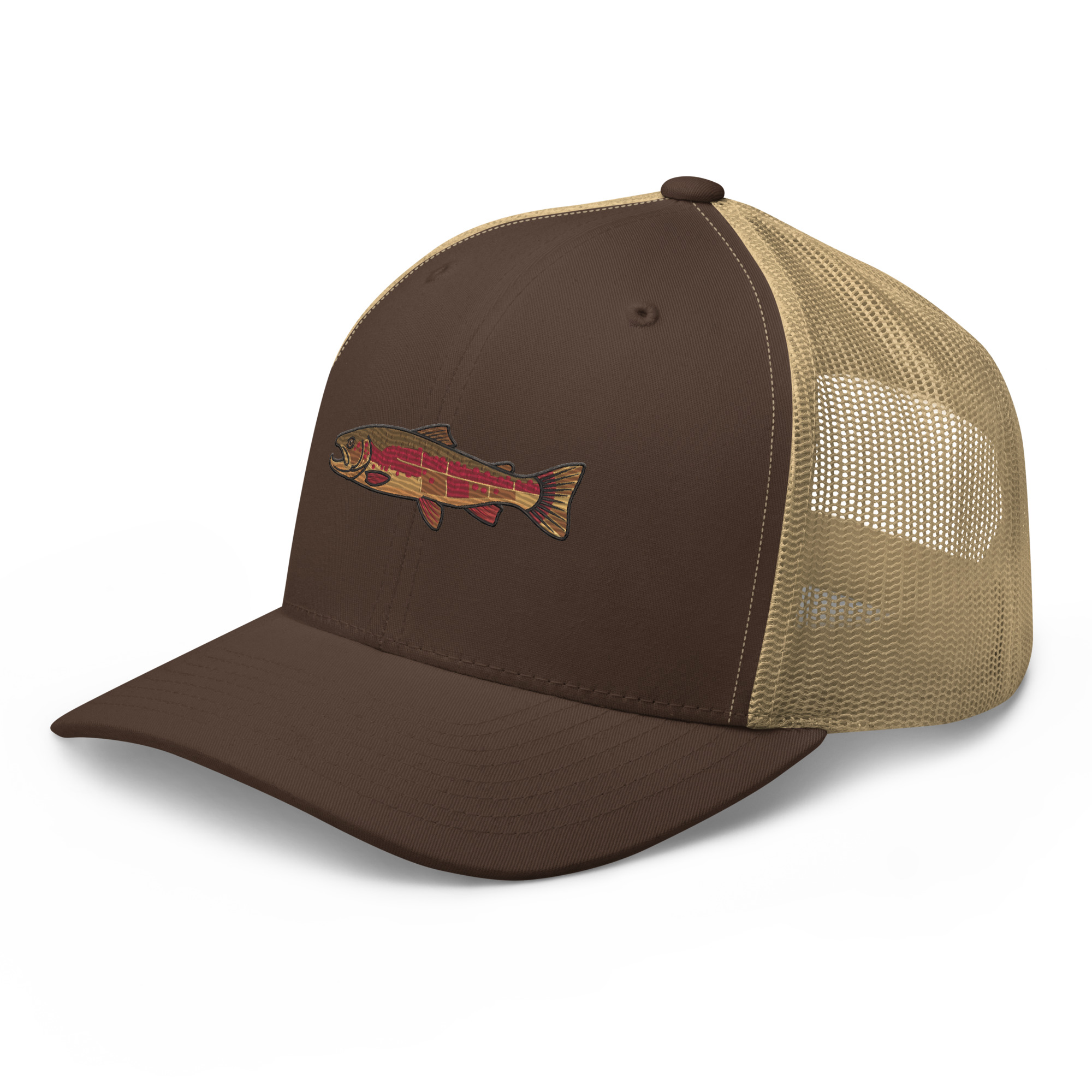 Heather Gray Technical Anatomy Trout Hat - Image 5