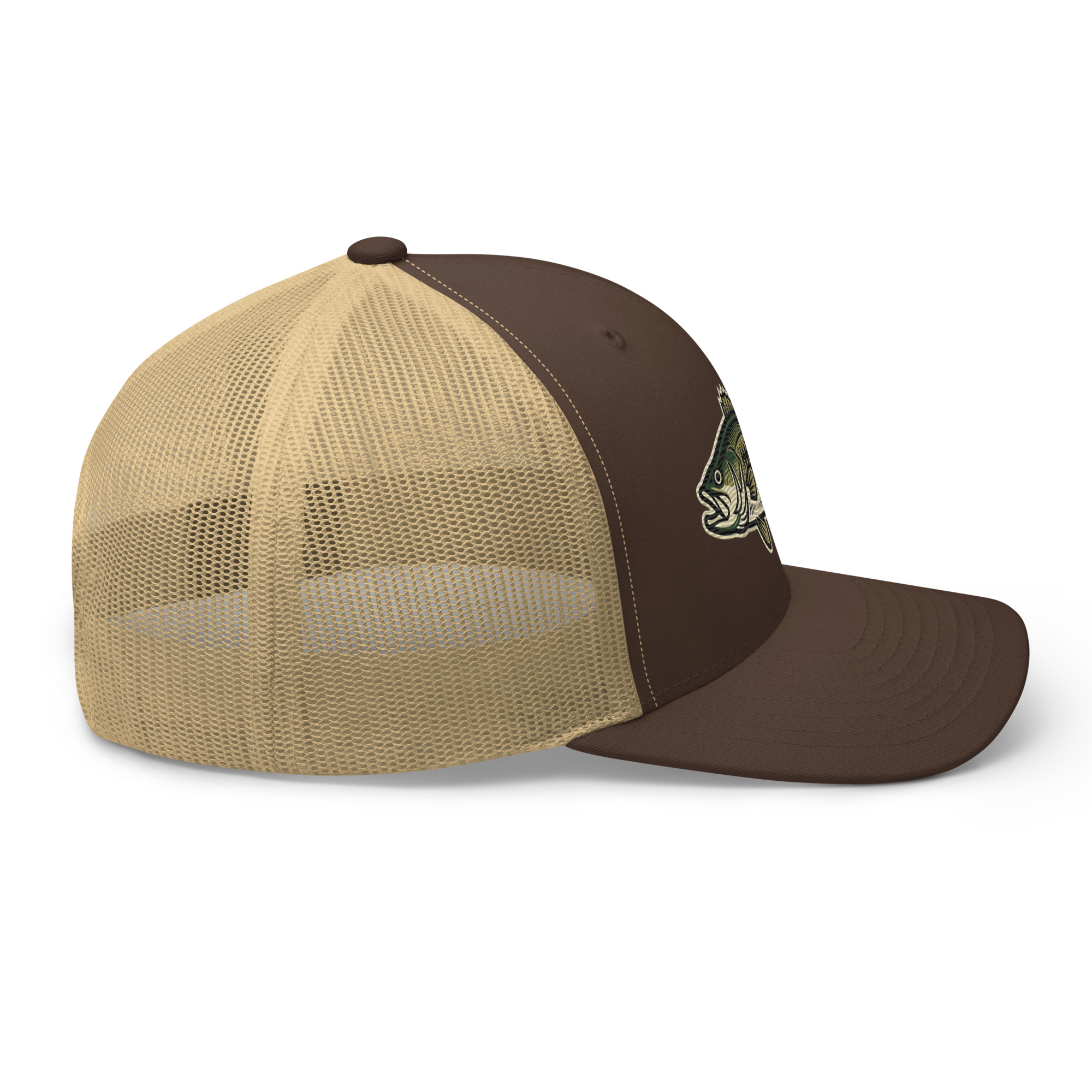 Crazy For Bass Trucker Hat – Bass Fishing Hat for Anglers - Image 35