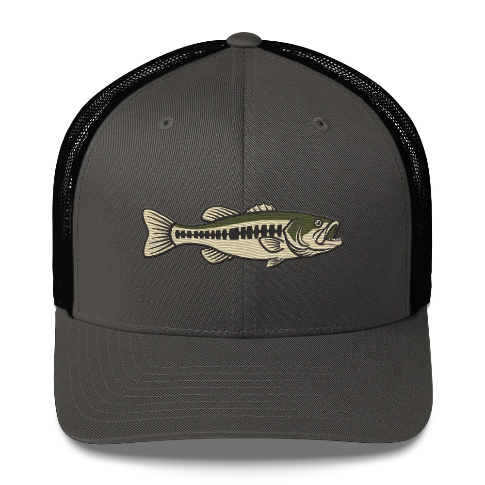 Largemouth Bass Fishing Hat - Image 4