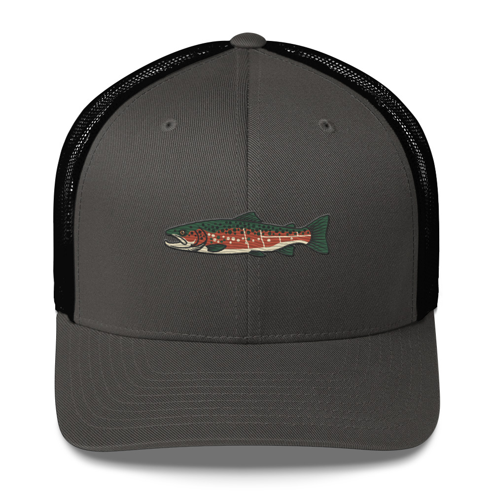 Trout Anatomy Blueprint Hat - Image 18