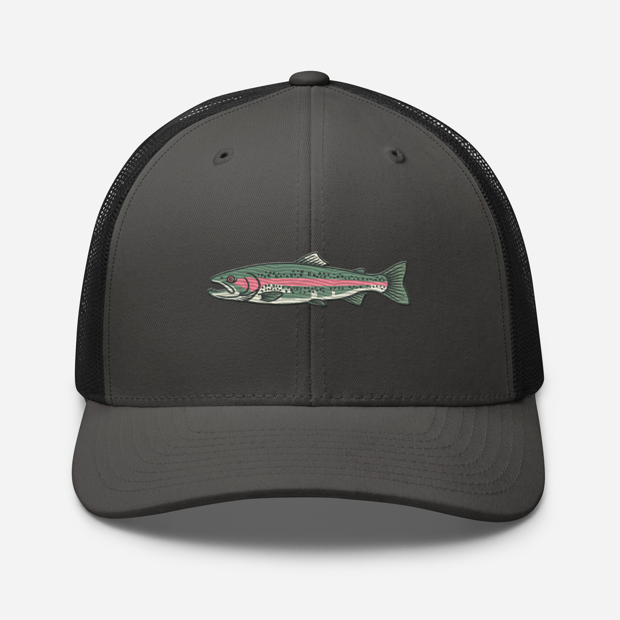 Heather Gray Classic Rainbow Trout Hat - Image 2
