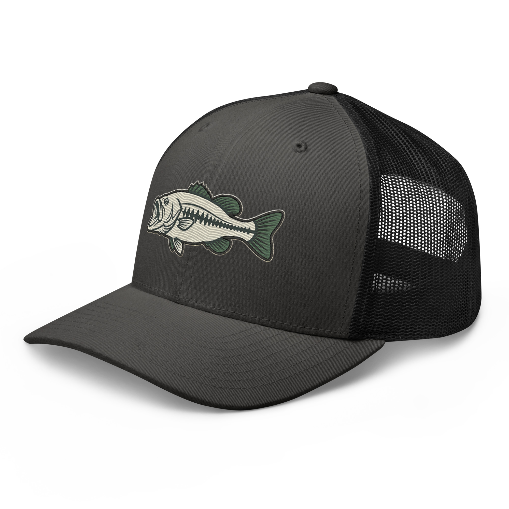 Olive Khaki Vintage Style Bass Hat - Image 17
