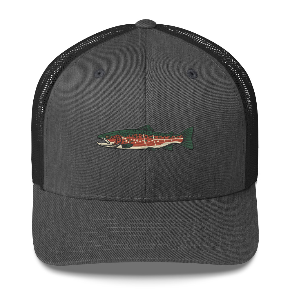 Trout Anatomy Blueprint Hat - Image 20