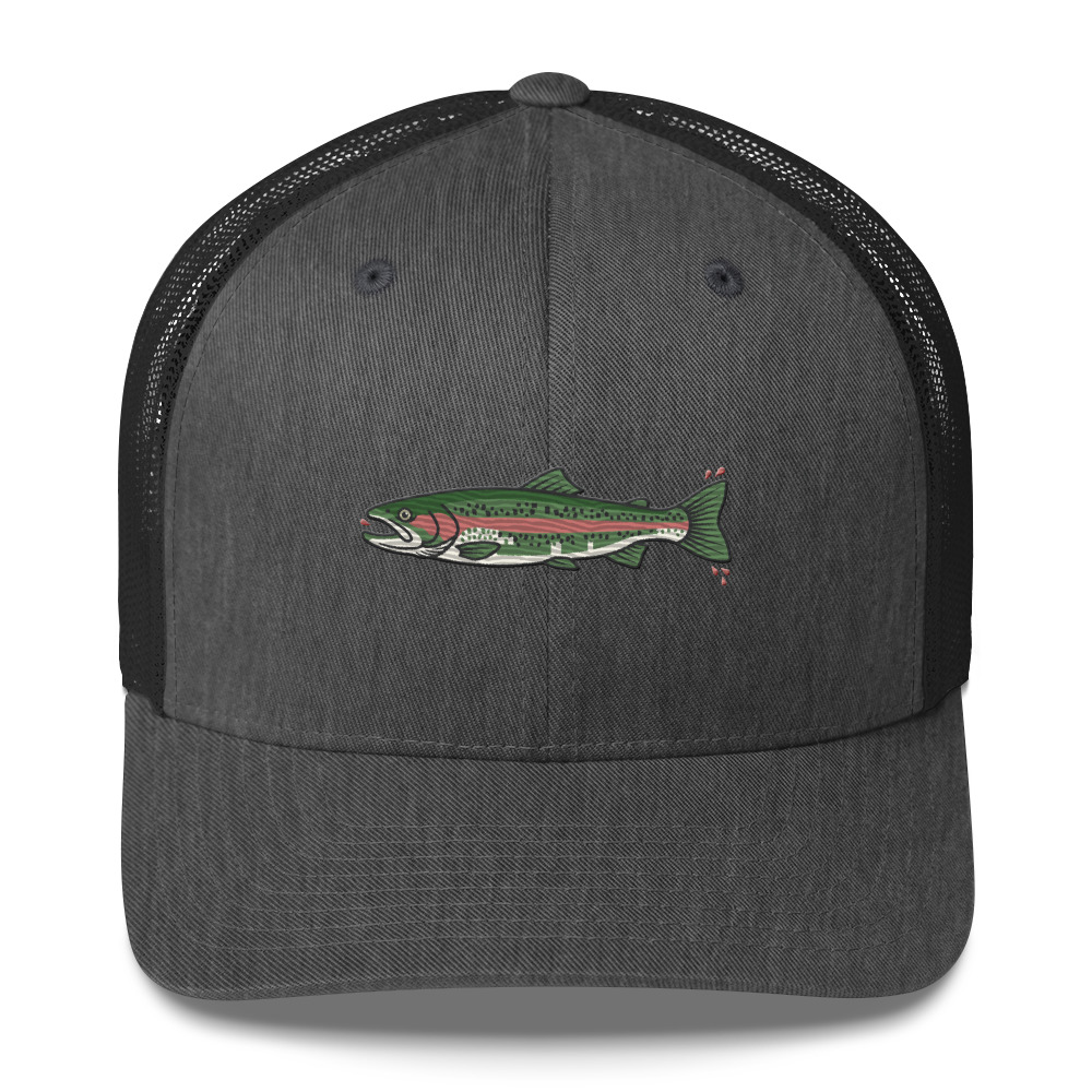 Heather Gray Action Splash Trout Hat - Image 21