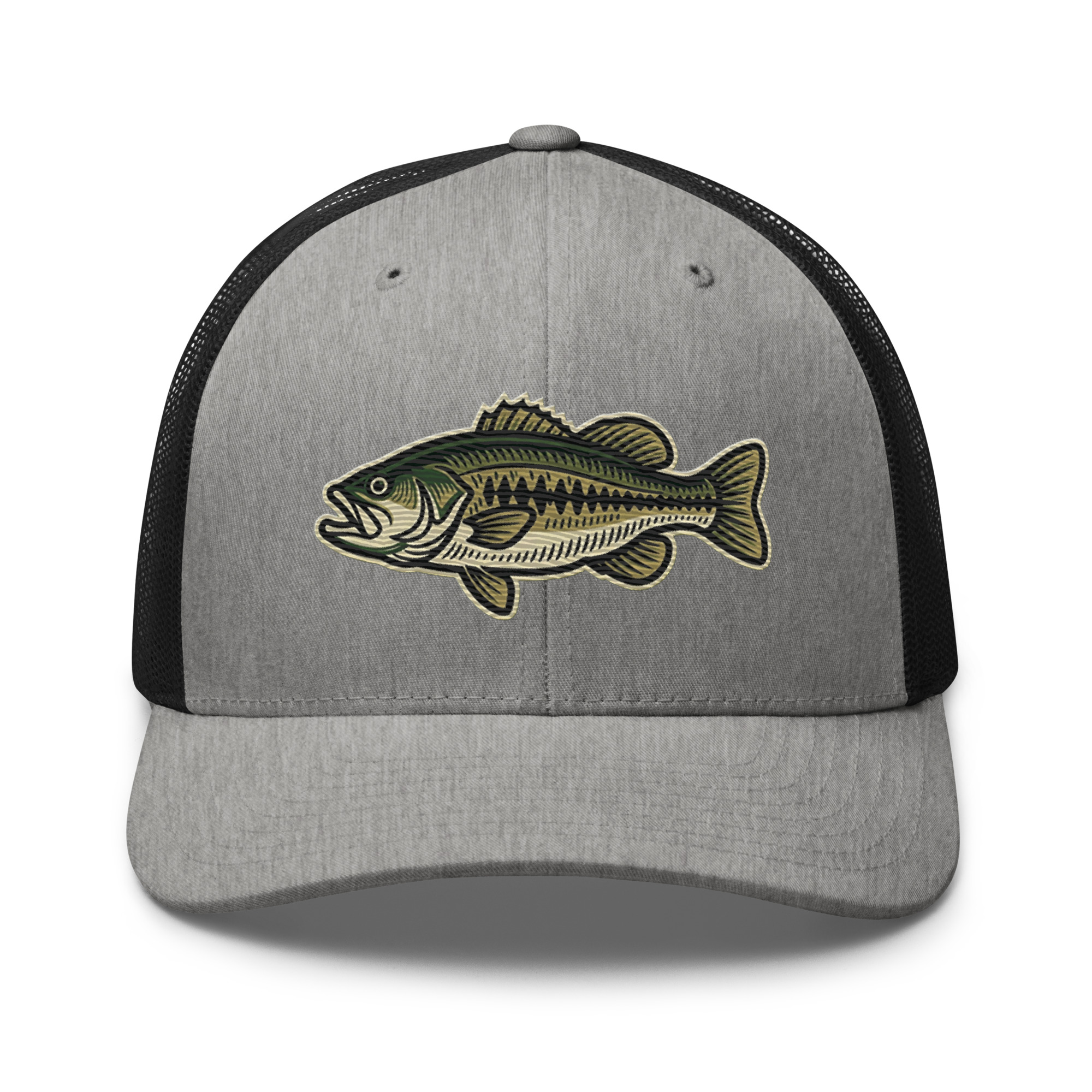 Crazy For Bass Trucker Hat – Bass Fishing Hat for Anglers - Image 8