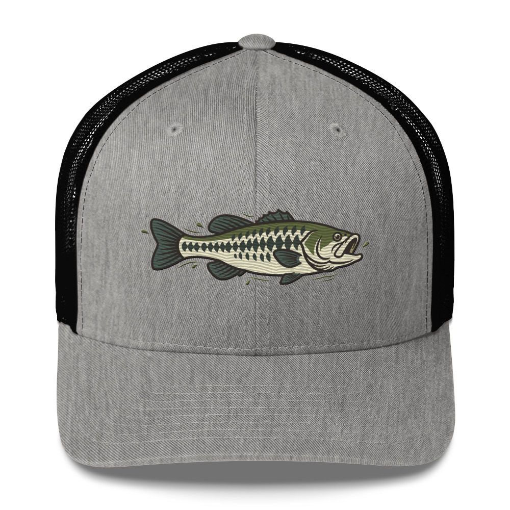 Largemouth Bass Fishing Hat - Image 8