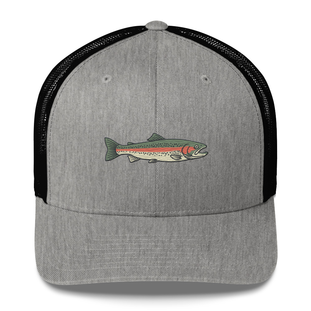 River Stream Rainbow Trout Hat