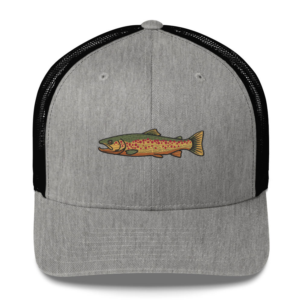 Detailed Speckled Trout Stream Hat