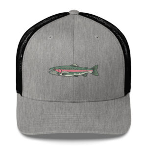 Heather Gray Classic Rainbow Trout Hat
