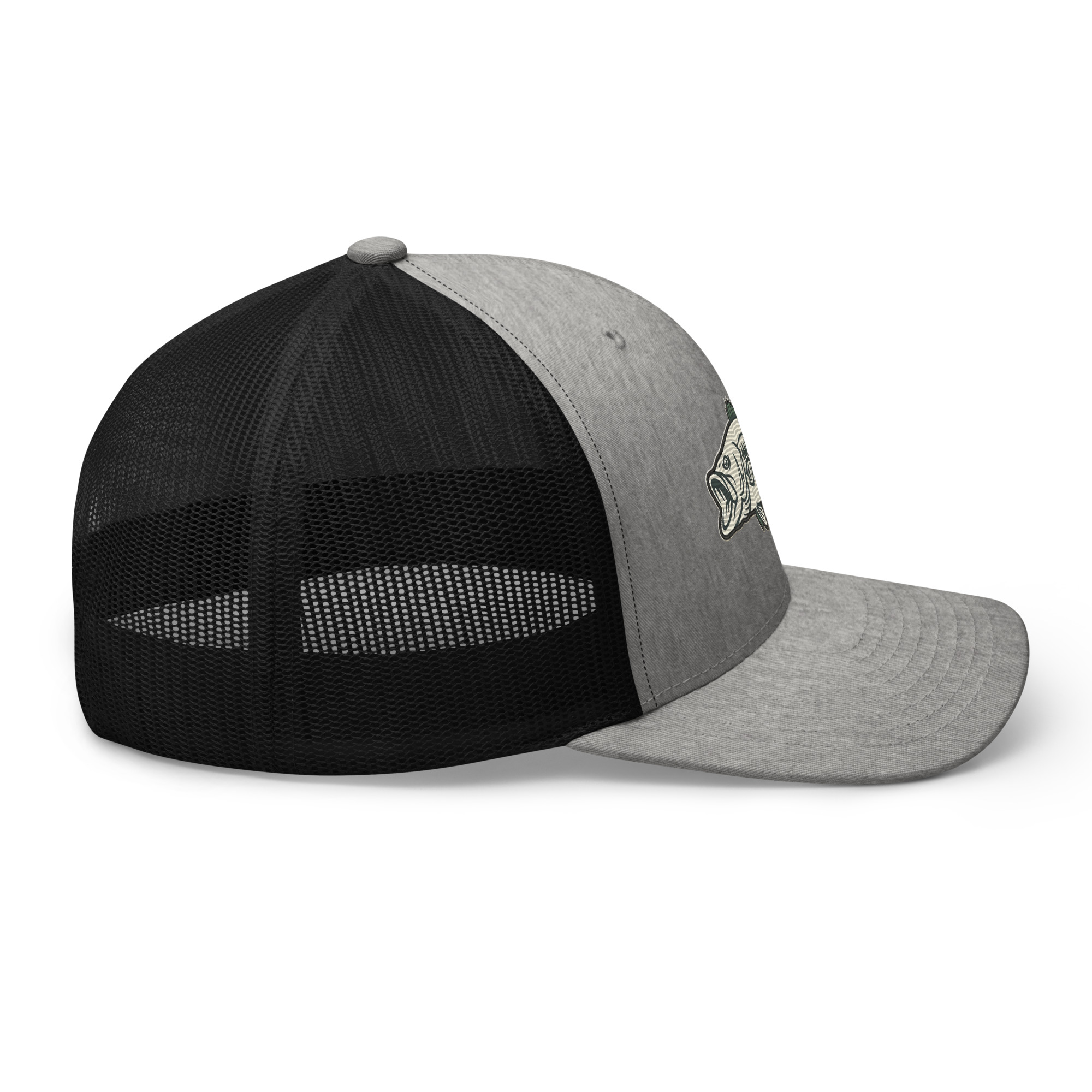 Olive Khaki Vintage Style Bass Hat - Image 42