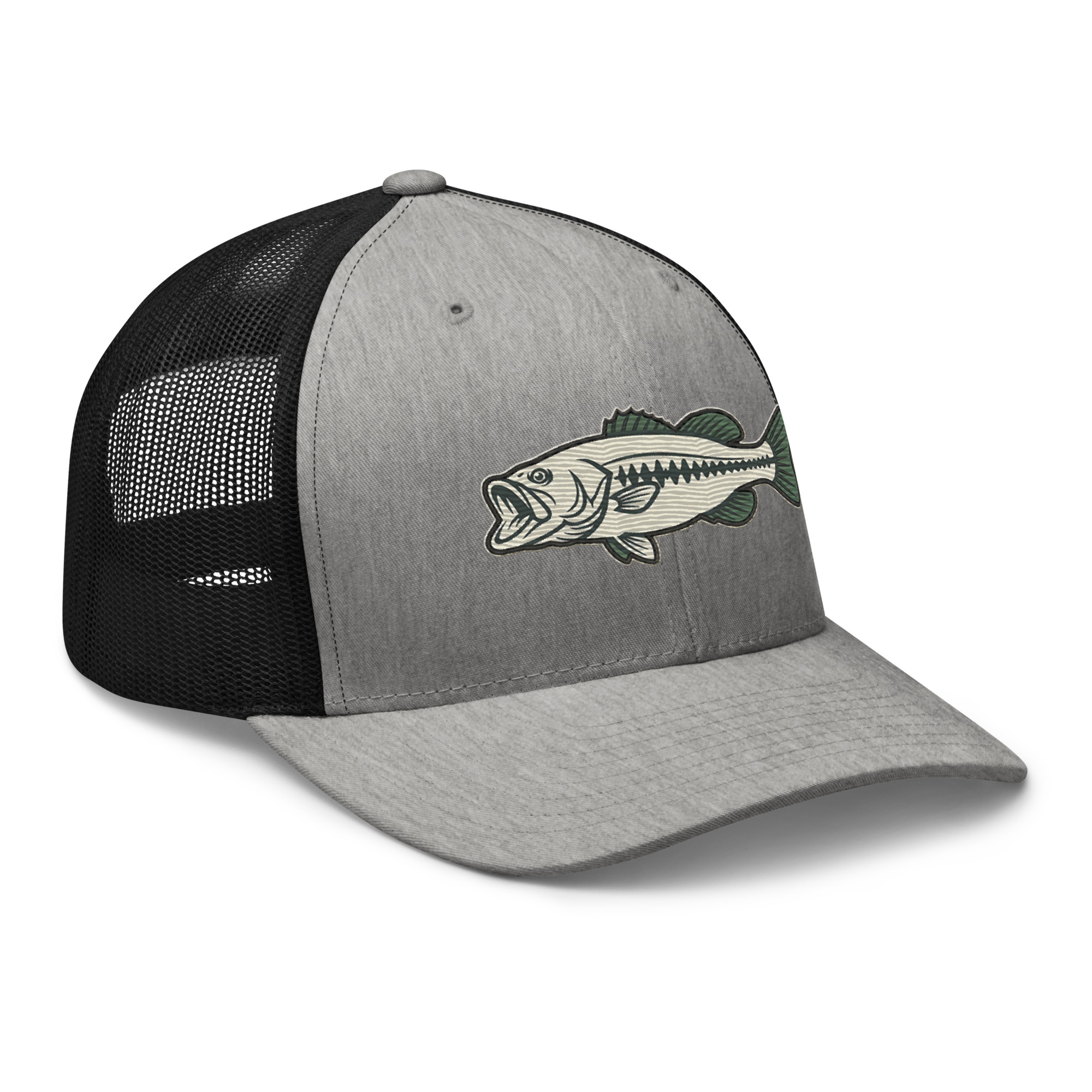 Olive Khaki Vintage Style Bass Hat - Image 43