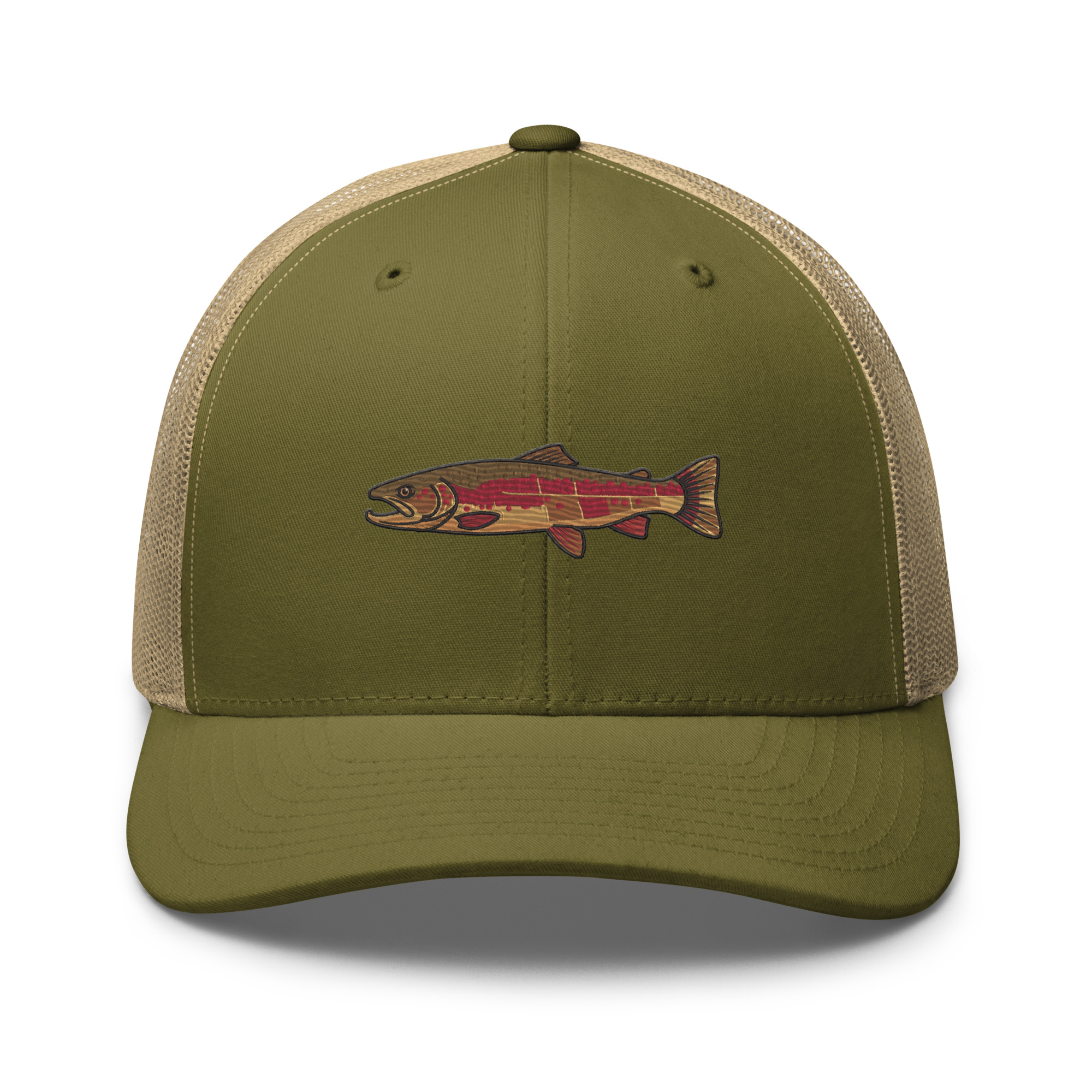 Heather Gray Technical Anatomy Trout Hat - Image 14
