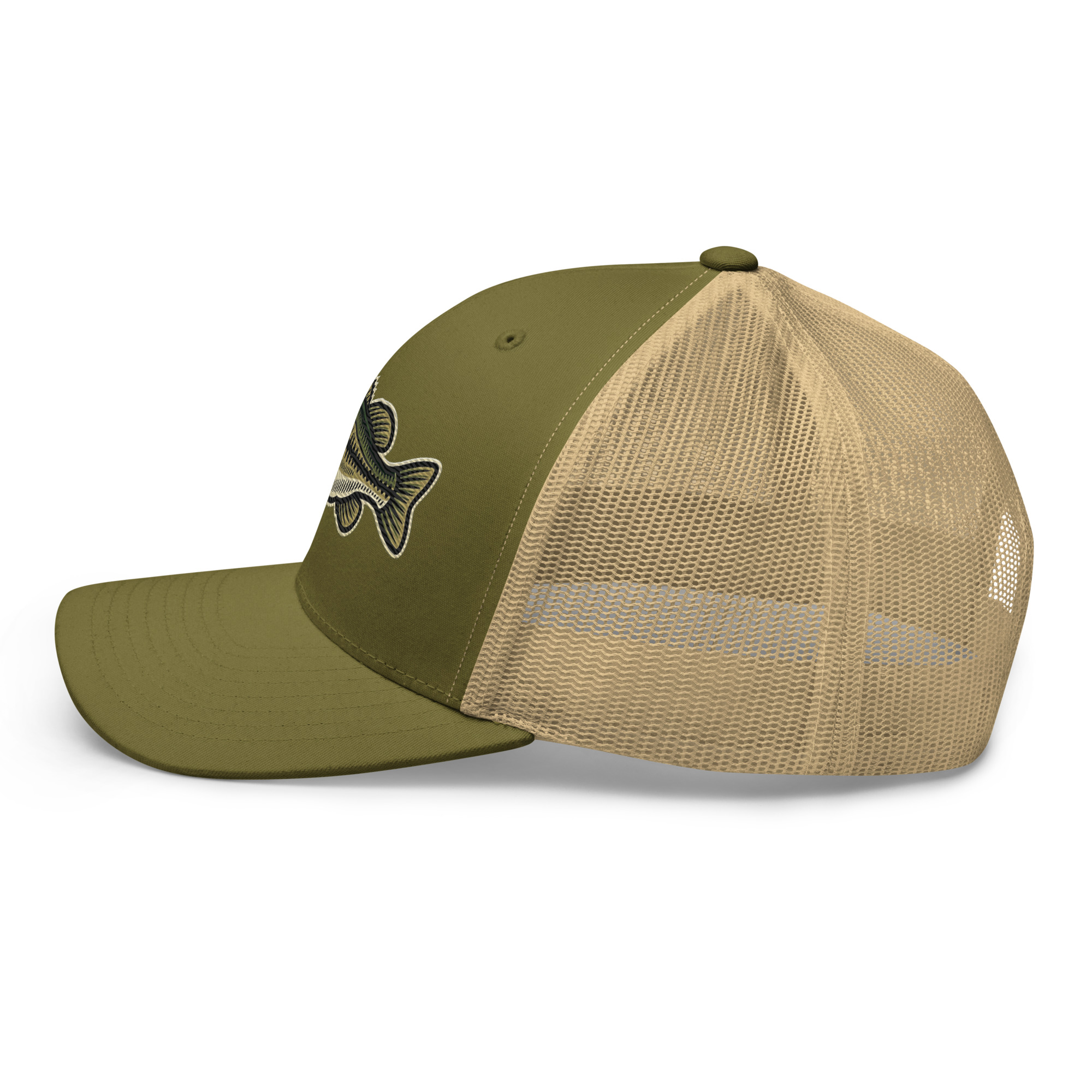 Crazy For Bass Trucker Hat – Bass Fishing Hat for Anglers - Image 23